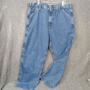 RK Brand Men's Carpenter Workwear Jeans  Size 40x30 Blue‎ Rural King Nwt